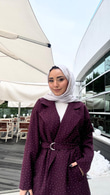 Dx8855-Taşlı Ceket-Mor