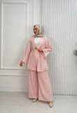 Fb5366-Safir Pantolon Takım-Pembe