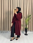 Fx2083-Angora Hırka-Bordo