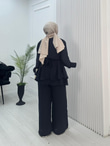 Fx5363-Ahu Vual Pantolonlu Takım-Lacivert