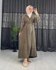 Gx0129-Lora Elbise-Yeşil