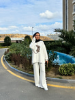 Gx1079-Leopar Takım-Beyaz