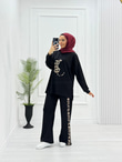 Gx1079-Leopar Takım-Siyah