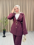 Hx3626-Milya İkili Takım-Mürdüm