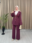 Hx3626-Milya İkili Takım-Mürdüm