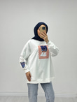 Hx3839-Basic Sweat-Beyaz