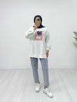 Hx3839-Basic Sweat-Beyaz