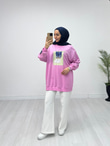 Hx3839-Basic Sweat-Pembe