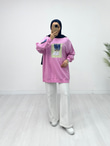 Hx3839-Basic Sweat-Pembe