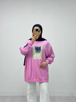 Hx3839-Basic Sweat-Pembe