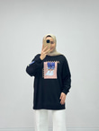 Hx3839-Basic Sweat-Siyah