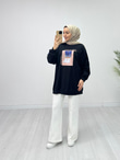 Hx3839-Basic Sweat-Siyah