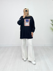 Hx3839-Basic Sweat-Siyah