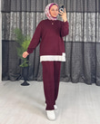Jx1167-Jessica Takım-Bordo