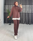 Jx1167-Jessica Takım-Kahverengi