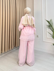 Jx3632-Vual Afro İkili Takım-Pembe