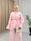 Jx3632-Vual Afro İkili Takım-Pembe