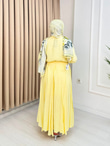 Jx4468-Alya Vual Etekli Takım-Sarı