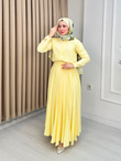 Jx4468-Alya Vual Etekli Takım-Sarı