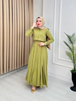Jx4468-Alya Vual Etekli Takım-Yeşil