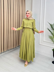 Jx4468-Alya Vual Etekli Takım-Yeşil