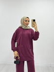 Jx8987-İkili Takım-Bordo