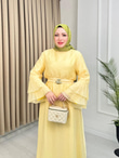 Kd5300-Vual Elbise-Sarı