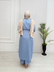 Kx5367-Sofya Pantolon Takım-Mavi