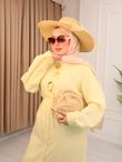 Kx5367-Sofya Pantolon Takım-Sarı