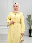 Kx5367-Sofya Pantolon Takım-Sarı
