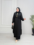 Kx5367-Sofya Pantolon Takım-Siyah