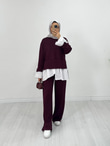 Lx1033-Bilse Takım-Bordo
