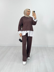 Lx1033-Bilse Takım-Kahverengi