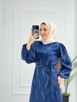 Lx3334-Eftelya Abiye-Lacivert