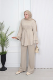 Mk7894-Oysho Pantolon Takım-Bej