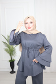 Mk7894-Oysho Pantolon Takım-Gri