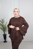 Mk7894-Oysho Pantolon Takım-Kahverengi