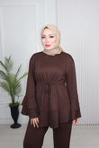 Mk7894-Oysho Pantolon Takım-Kahverengi