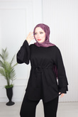 Mk7894-Oysho Pantolon Takım-Siyah
