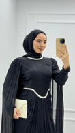 Mx3199-Hüma Abiye-Siyah