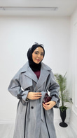 Mx4978-Desenli Kaban-Gri