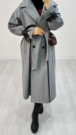 Mx4978-Desenli Kaban-Gri