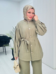 Pr3634-Cupra Dubai Pantolonlu Takım-Yeşil