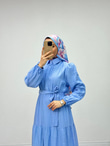 Px1898-Alya Elbise-Mavi