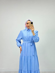 Px1898-Alya Elbise-Mavi