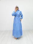Px1898-Alya Elbise-Mavi