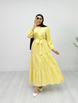 Px1898-Alya Elbise-Sarı