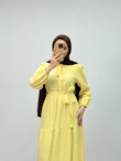 Px1898-Alya Elbise-Sarı