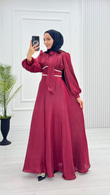 Px3016-Rüya Abiye-Bordo
