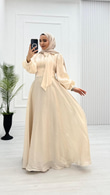 Px3016-Rüya Abiye-Krem
